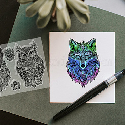 ПВХ пластиковые прозрачные штампы DIY-WH0618-0181