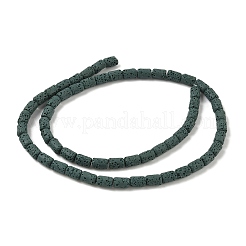 Нити бусин из искусственного камня лавы ручной работы PORC-P032-04M