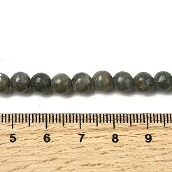 Естественный зеленый апатит бисер пряди&nbsp;G-K350-C04-6mm