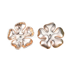 5-лепестковые гальванические непрозрачные акриловые колпачки для бусин SACR-T132-01