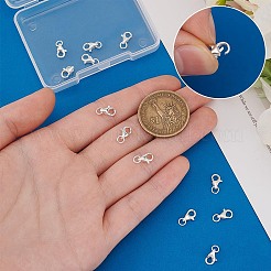 925 стерлингового серебра застежкой омар коготь&nbsp;STER-PH0002-66