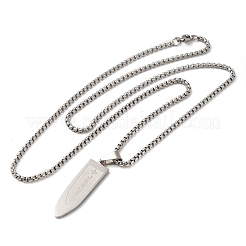 Не тускнеющие подвески из нержавеющей стали 201 NJEW-H015-01P