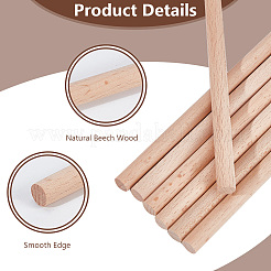 Bastoncini artigianali in legno&nbsp;WOOD-WH0125-11H