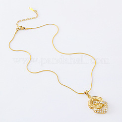 3 шт. ожерелье из нержавеющей стали с двойным ромбом для женщин&nbsp;OO5509