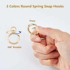 18 шт. 3-х цветные поворотные застежки из цинкового сплава FIND-DC0005-82