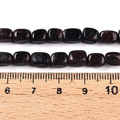 Гранат природный бисер нитей G-T141-13A