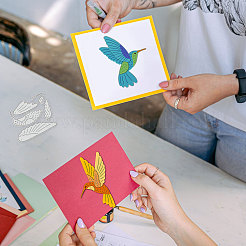 Углеродистая сталь разрезает трафареты DIY-WH0309-1247