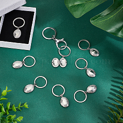 8 брелок из нержавеющей стали 304&nbsp;KEYC-HY00010