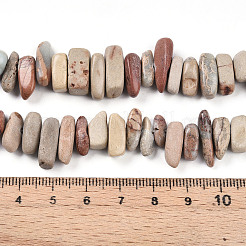 Натуральные бусины из аква терра яшмы G-T140-64