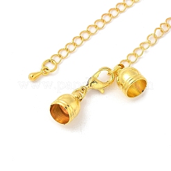 Rallonge de chaîne en laiton&nbsp;KK-K001-3mm-G