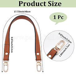1 pieza de correa de bolso de piel de vaca con asas&nbsp;FIND-CL0002-17B