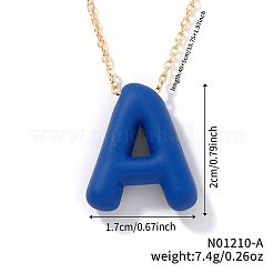 Collares colgantes con iniciales de aleación&nbsp;RS8745-1