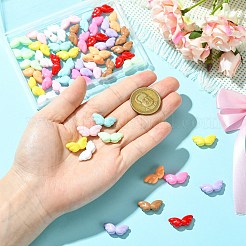 50шт 10 цвета непрозрачные акриловые бусины&nbsp;MACR-CJ0002-39