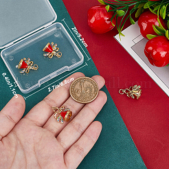 Латунные микропаве разноцветные кубические циркониевые подвески класса ААА KK-BBC0015-36D