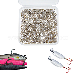 100 шт. латунь с застежкой-соединителем для рыболовного крючка из нержавеющей стали&nbsp;FIND-FH0010-48P