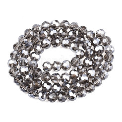 Гальванические стеклянные бусины EGLA-R015-8mm-32