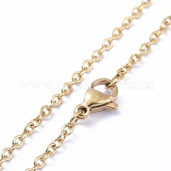 Colliers pendentifs en acier inoxydable 304&nbsp;NJEW-E147-01G