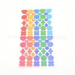Водостойкие лазерные пластиковые самоклеящиеся наклейки&nbsp;LS-DIY-TAC0005-62