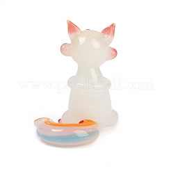 Ornements miniatures en verre fait main de la série animale&nbsp;LAMP-Q005-10H