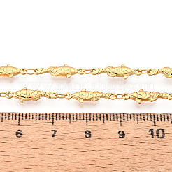 Латунные цепочки с рыбками в морском стиле CHC-T017-01B