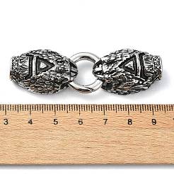 Кольца пружинные затворные из нержавеющей стали 304 в тибетском стиле&nbsp;FIND-Z046-06AS-07