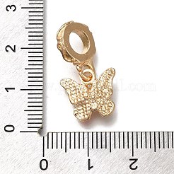 Europäische baumelnde charme der zahnstangenüberzuglegierung strass&nbsp;PALLOY-P307-09G
