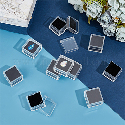 24 квадратная прозрачная пластиковая коробка с бриллиантами&nbsp;CON-OC0001-68B