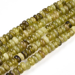 Натуральные нити бус из нефрита гетиан G-T140-80