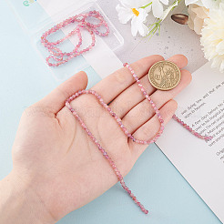 2 нити натуральных турмалиновых бусин нити G-GO0001-66