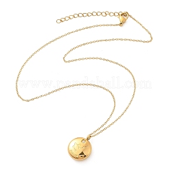 Ожерелья с подвесками в виде созвездий из нержавеющей стали 304 с прозрачным кубическим цирконием NJEW-R021-02G-06