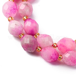 Бусины из натурального белого нефрита G-D305-B01-01N