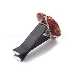 Проволочные зажимы для вентиляционных отверстий автомобиля в форме сердца из натурального драгоценного камня&nbsp;JEWB-BR00139