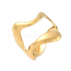 Offene Manschettenringe aus 304 Edelstahl für Damen&nbsp;LS-RJEW-U060-01K-G