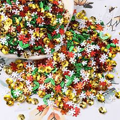 Perles de paillettes en plastique sur le thème de Noël&nbsp;KY-C014-09