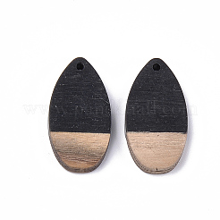 Pendentifs en bois de résine et de noyer&nbsp;RESI-S358-16H