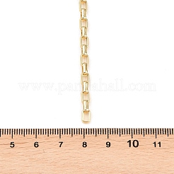 Латунные цепочки-коробки и лариаты&nbsp;NJEW-H087-05G