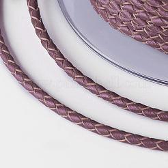 Оплетенный шнур из натуральной кожи WL-I004-4mm-15