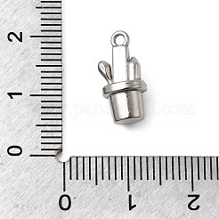 Подвеска из нержавеющей стали 304 со стразами&nbsp;STAS-B167-05P