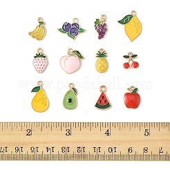 24шт 12 стиля подвески из сплава с эмалью&nbsp;ENAM-FS0003-41