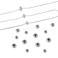 60 шт. 3 стиля бусин из нержавеющей стали 304&nbsp;STAS-HY0001-64