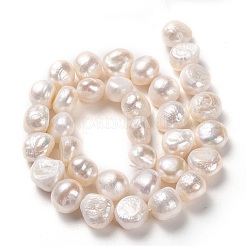 Нити из натурального культивированного пресноводного жемчуга PEAR-L033-50-01