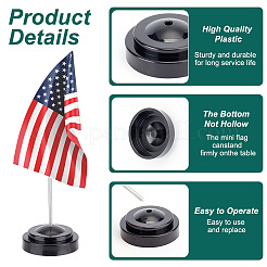 Пластиковые мини-флажки AJEW-WH0348-103