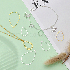 160шт 8 стильных латунных соединительных кольца KK-CA0003-66