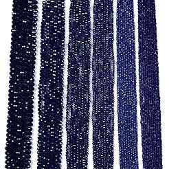 Стеклянные бусины с гальваническим покрытием  X-EGLA-A044-P4mm-A07