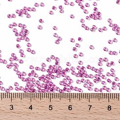 TOHOラウンドシードビーズ  日本製シードビーズ  （1854)つの内側の色のabクリスタル/フクシアの裏地  11/0  2.2mm  穴：0.8mm  約1110PCS /ボトル  10 G /ボトル&nbsp;SEED-JPTR11-1854