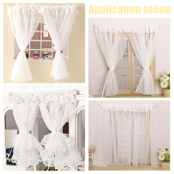 2шт 2 стильных штор для кукольного домика&nbsp;DIY-WR0004-79