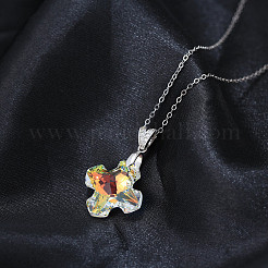 925 ожерелья из стерлингового серебра NJEW-C048-01D