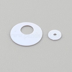 250 Stück schillernde PVC-Pailletten/Paillettenglieder&nbsp;LS-PVC-WH2004-01O