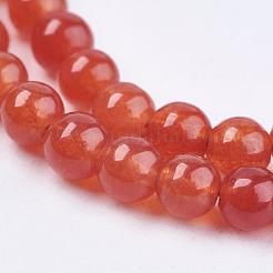 Chapelets de perles de jade naturel&nbsp;G-R165-4mm-M2