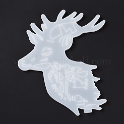 Weihnachts Rentier Anhänger Silikonformen&nbsp;DIY-K051-11